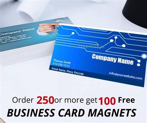 personalized magnetic business cards.